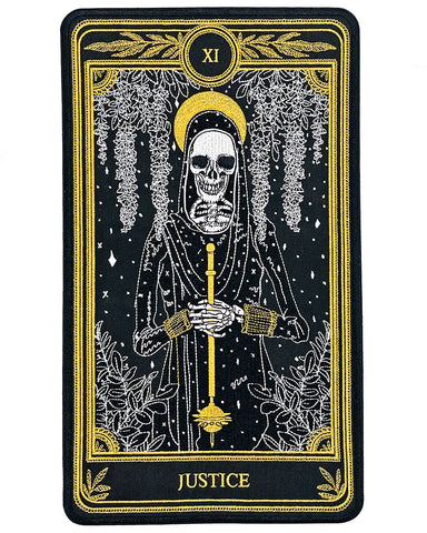 Justice - Tarot Card Large Back Patch