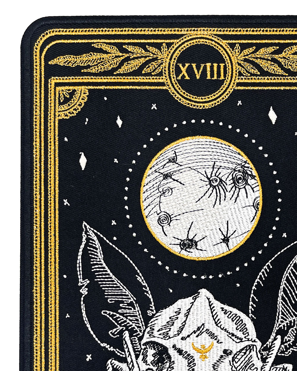 The Moon - Tarot Card Large Back Patch-13th Press-Strange Ways