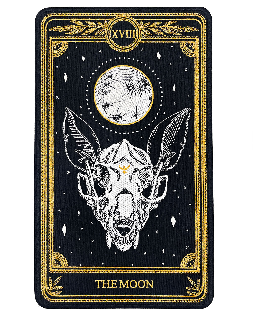 The Moon - Tarot Card Large Back Patch-13th Press-Strange Ways