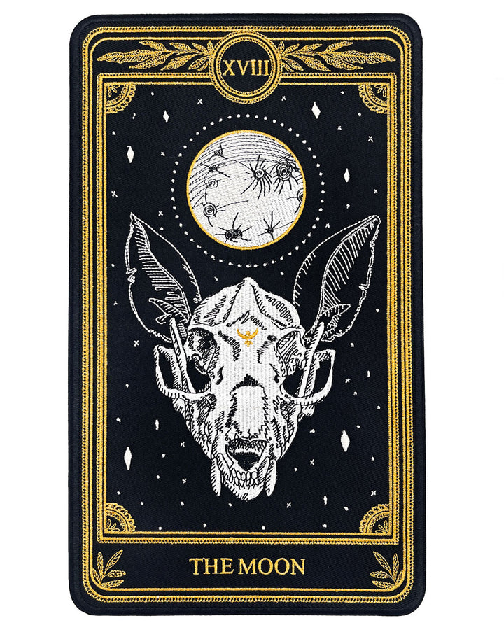 The Moon - Tarot Card Large Back Patch-13th Press-Strange Ways