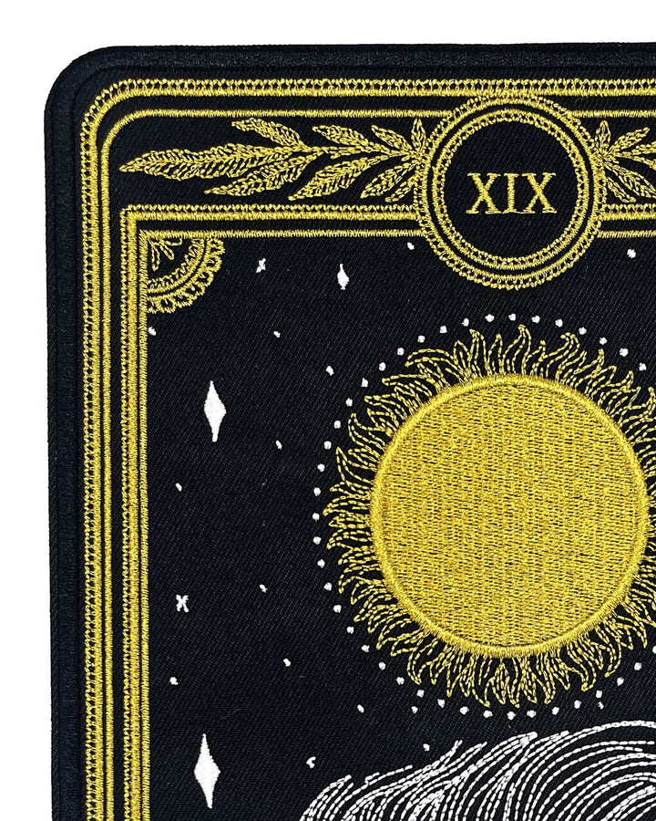 The Sun - Tarot Card Large Back Patch-13th Press-Strange Ways