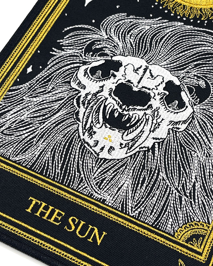 The Sun - Tarot Card Large Back Patch-13th Press-Strange Ways