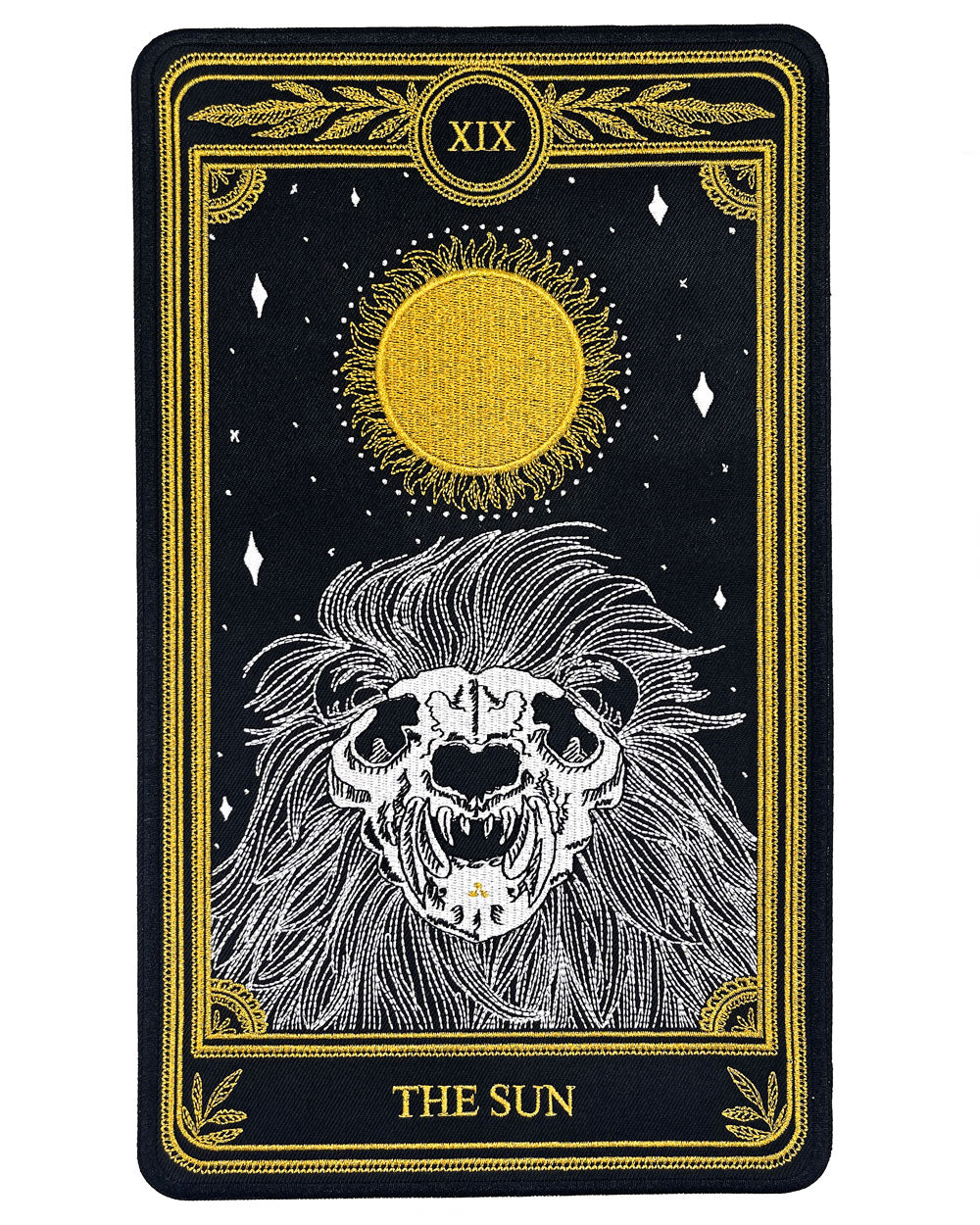 The Sun - Tarot Card Large Back Patch-13th Press-Strange Ways