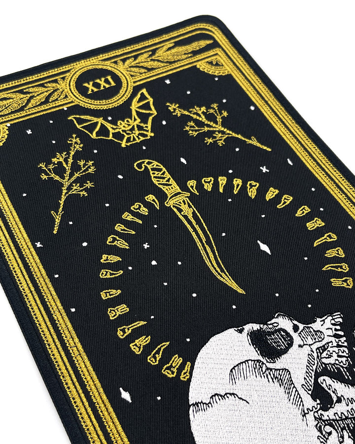 The World - Tarot Card Large Back Patch-13th Press-Strange Ways