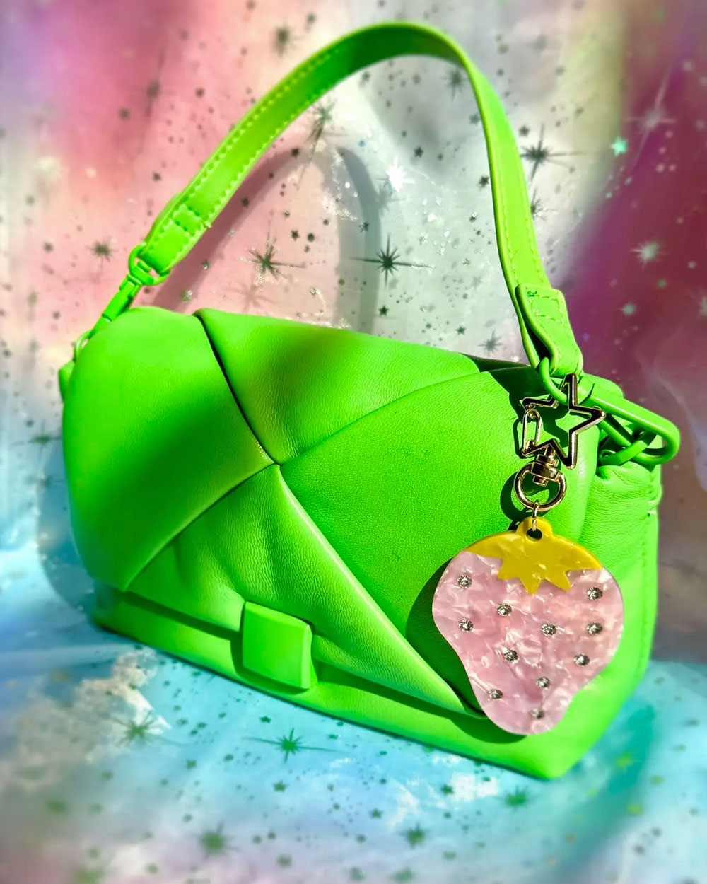 Strawberry Bag Charm Keychain-Peach Beast-Strange Ways