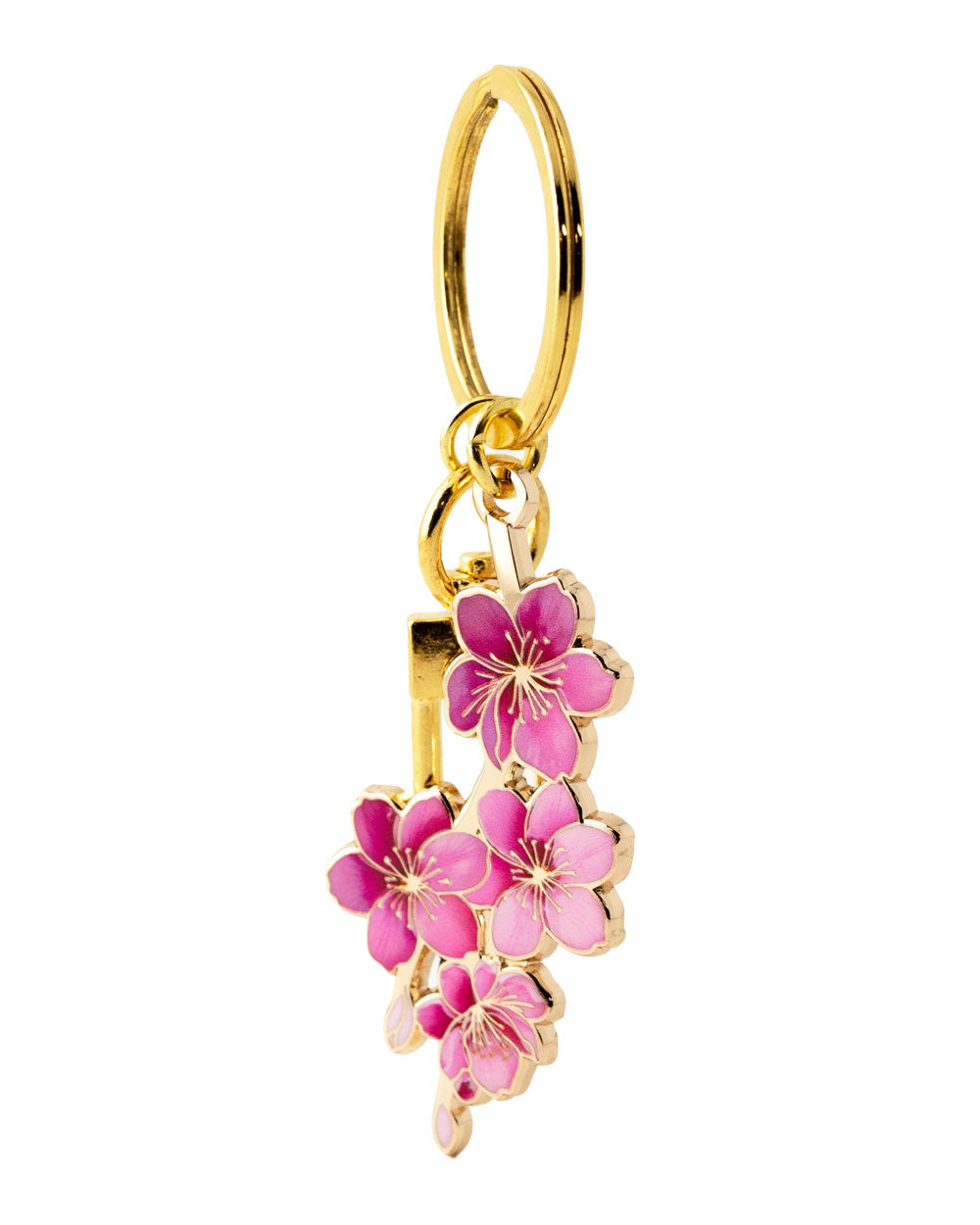 Cherry Blossoms Bag Charm Keychain-Happily Plants-Strange Ways