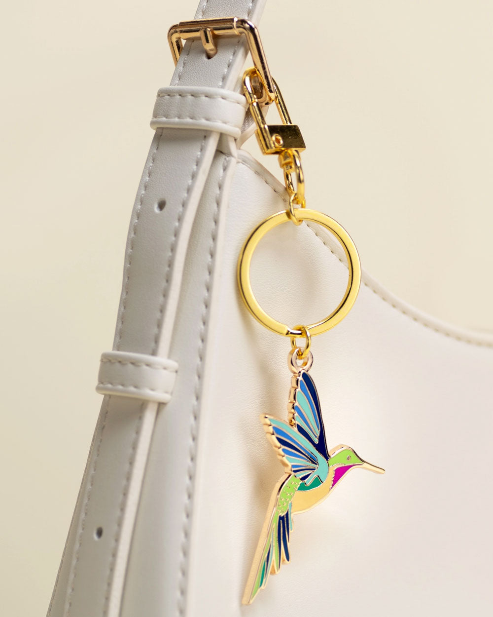Hummingbird Bag Charm Keychain-Happily Plants-Strange Ways
