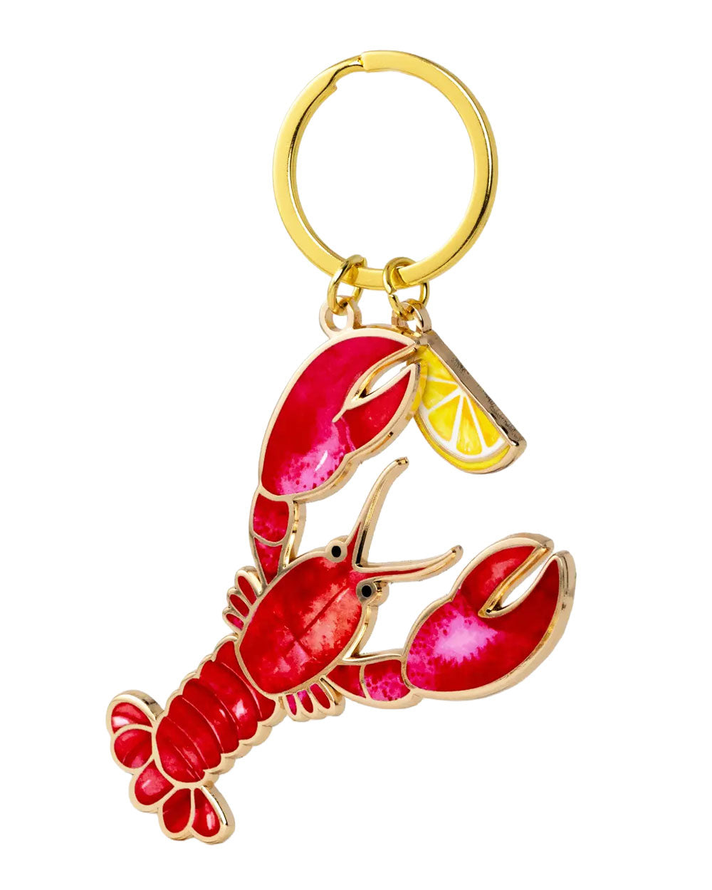 Lobster (w/ Lemon!) Bag Charm Keychain-Happily Plants-Strange Ways