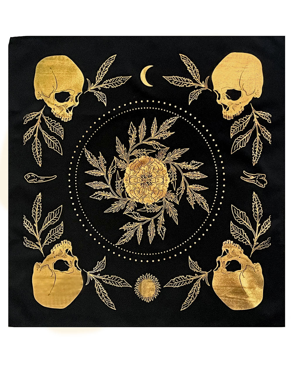 Teeth & Bone Bandana / Altar Cloth