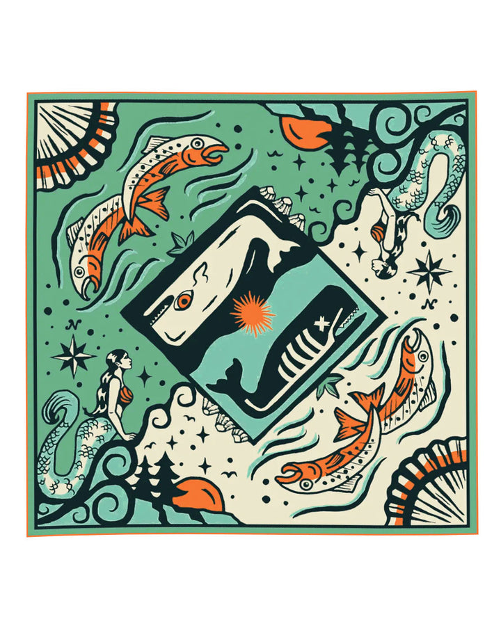 Due North Oceanic Bandana-Bandits Bandanas-Strange Ways