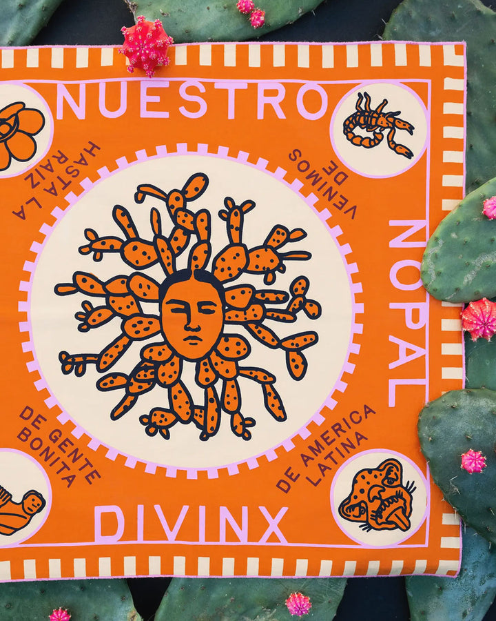 Nuestra Nopal Divinx Bandana-Bandits Bandanas-Strange Ways
