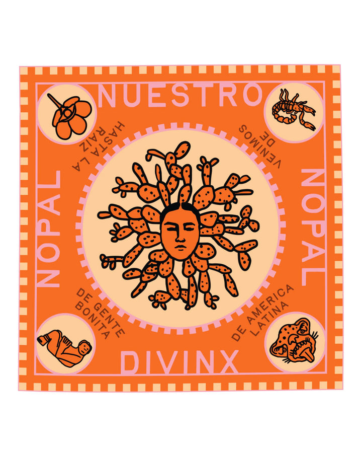 Nuestra Nopal Divinx Bandana-Bandits Bandanas-Strange Ways