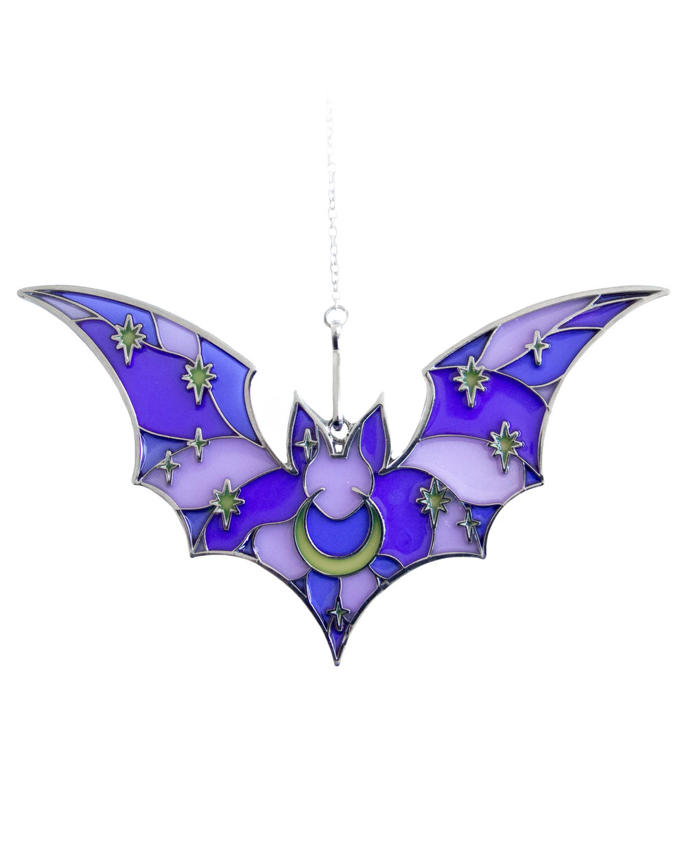 Stained Glass Bat Ornament - Purple-Ectogasm-Strange Ways