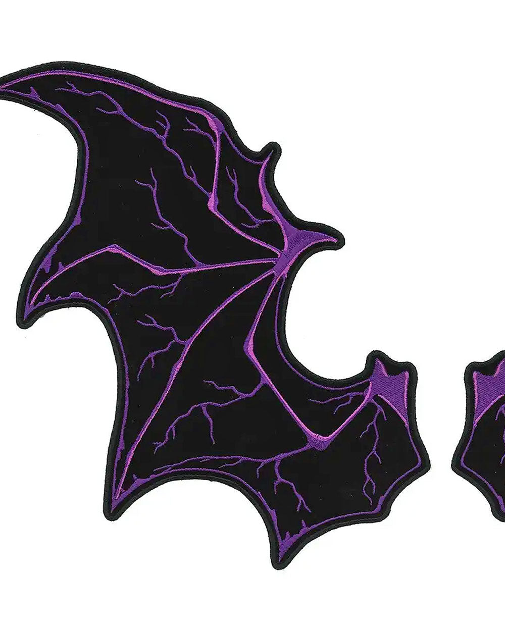Bat Wings Large Back Patch Set-Hot Leathers-Strange Ways