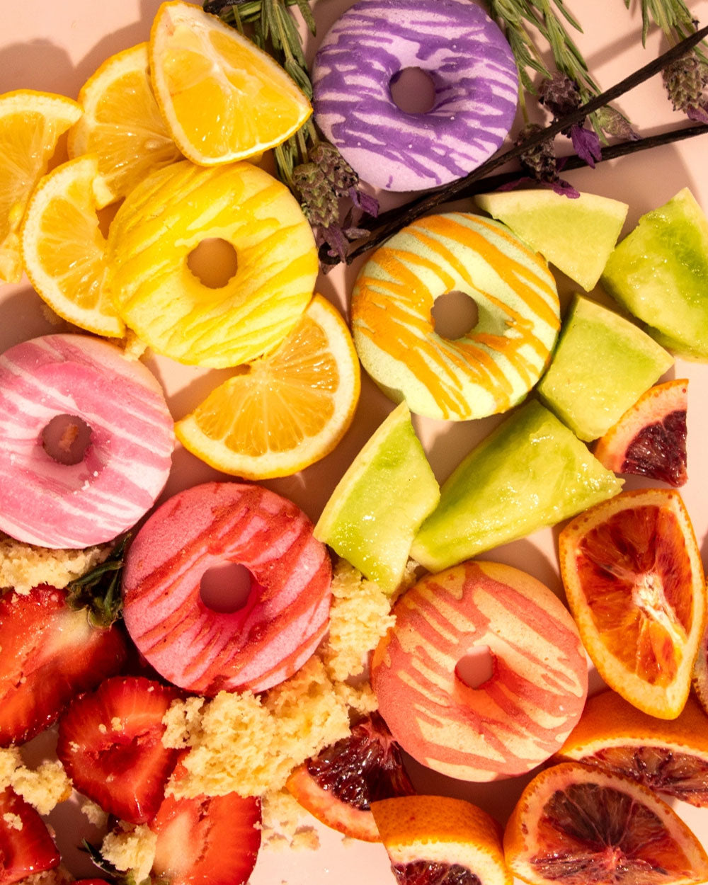 Lavender Vanilla Bath Treats (Pack of 3 Bath Bombs)-NCLA Beauty-Strange Ways