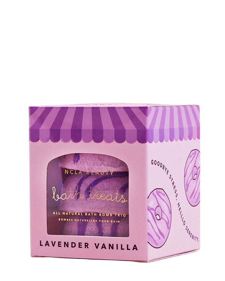 Lavender Vanilla Bath Treats (Pack of 3 Bath Bombs)-NCLA Beauty-Strange Ways