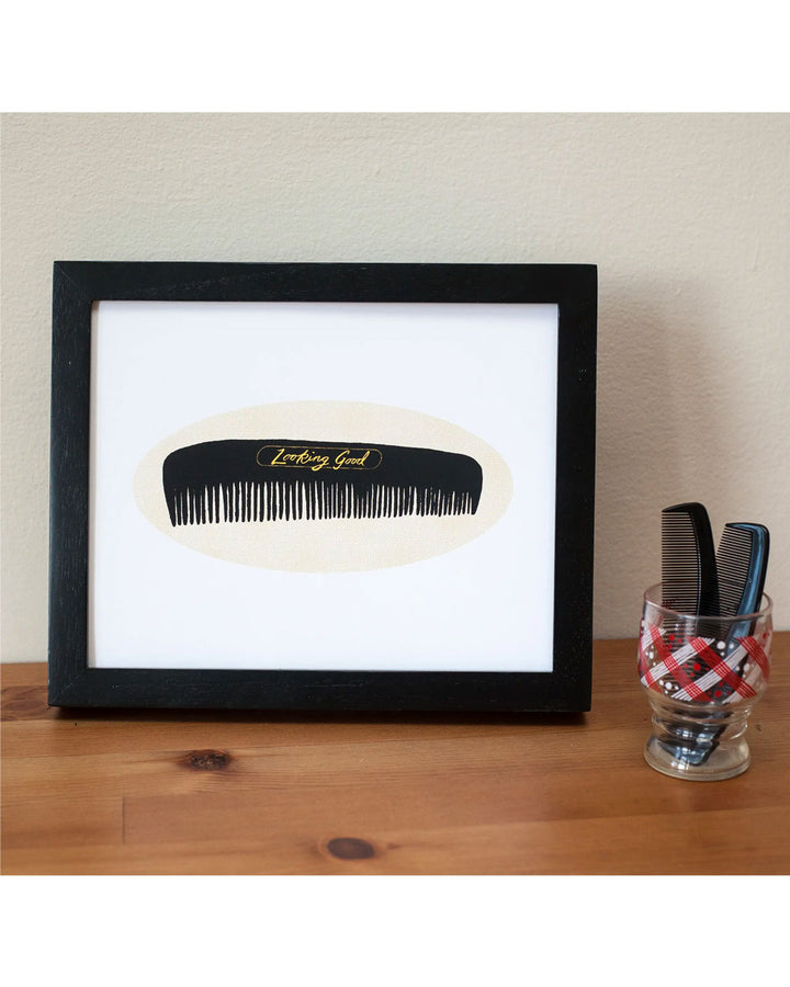 Looking Good Screenprinted Art Print (8" x 10")-Yardsale Press-Strange Ways