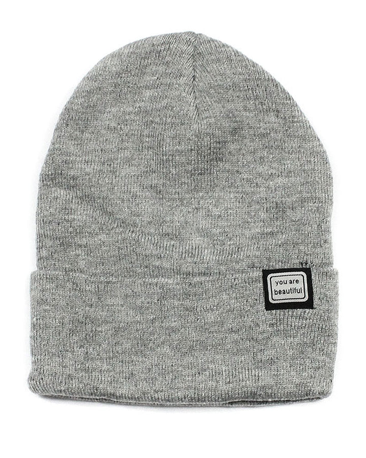 You Are Beautiful Beanie - Grey-You Are Beautiful-Strange Ways