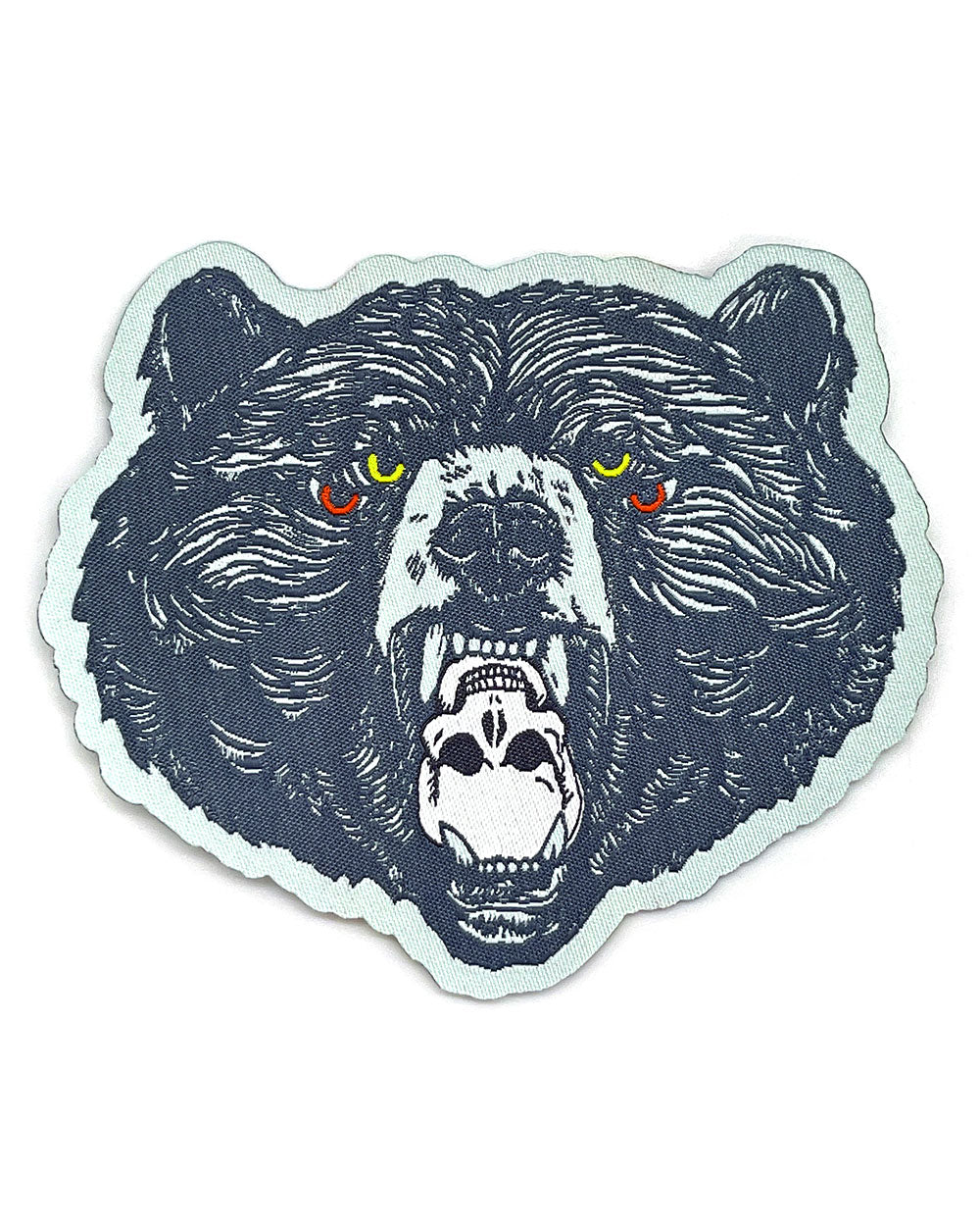 4-Eyed Bear Patch-Blackbird Letterpress-Strange Ways
