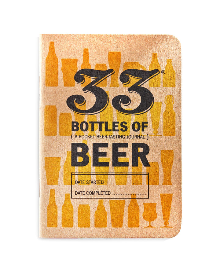 Beer-Tasting Pocket-Sized Journal-33 Books Co.-Strange Ways