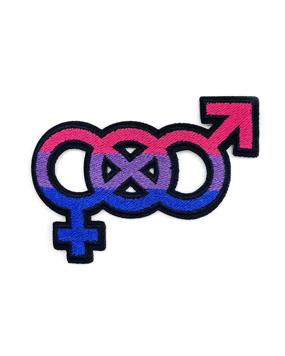 Bisexual Symbol Patch-Gay Nerd Goods-Strange Ways