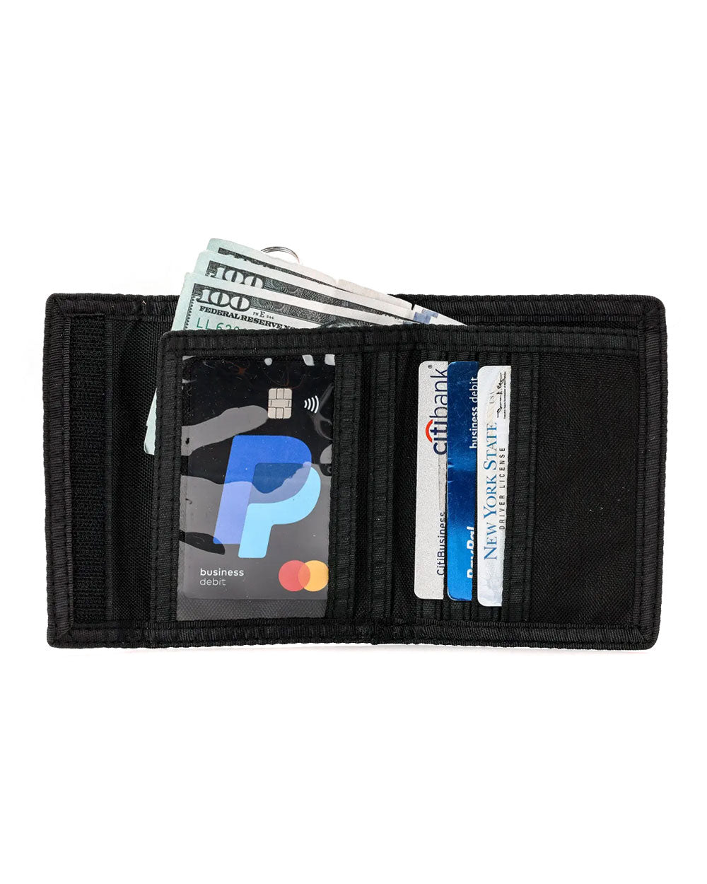 Black Bi-Fold Wallet-Fydelity-Strange Ways