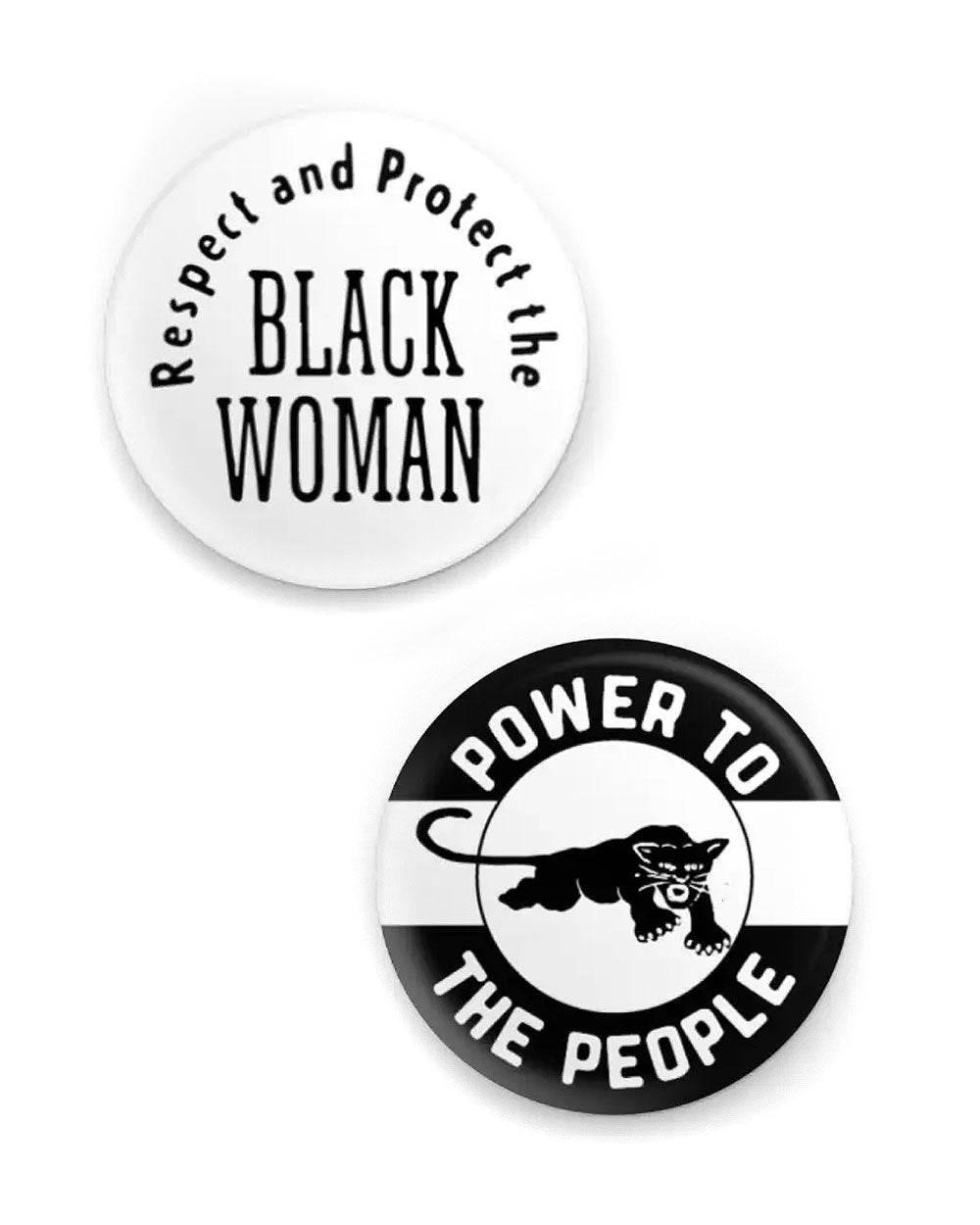 Respect, Protect, & Power Pinback Button Set-All Very Goods-Strange Ways