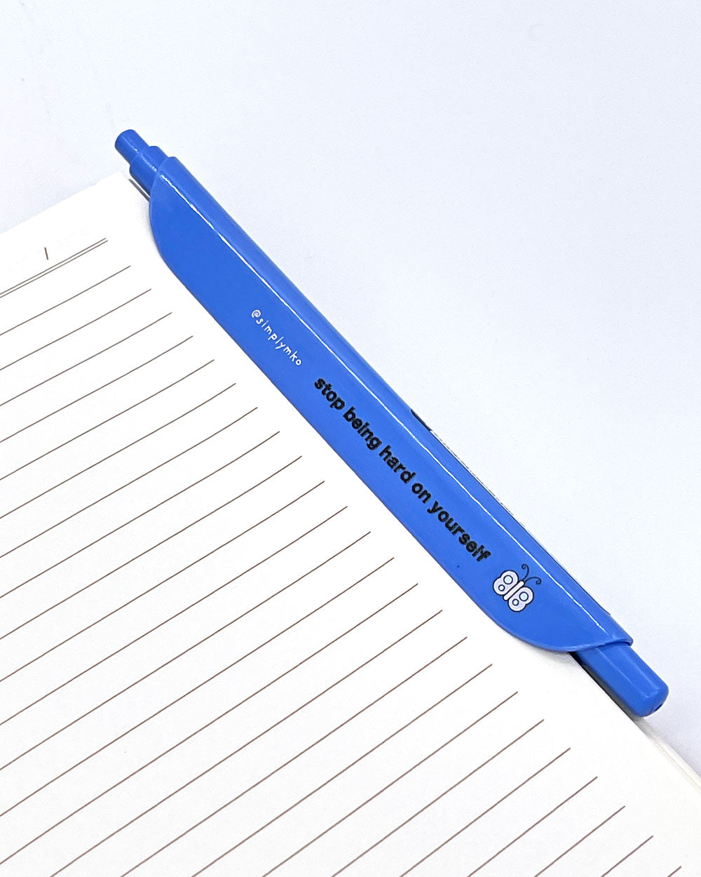 Stop Being Hard On Yourself Bookmark Pen-SimplyMKO-Strange Ways