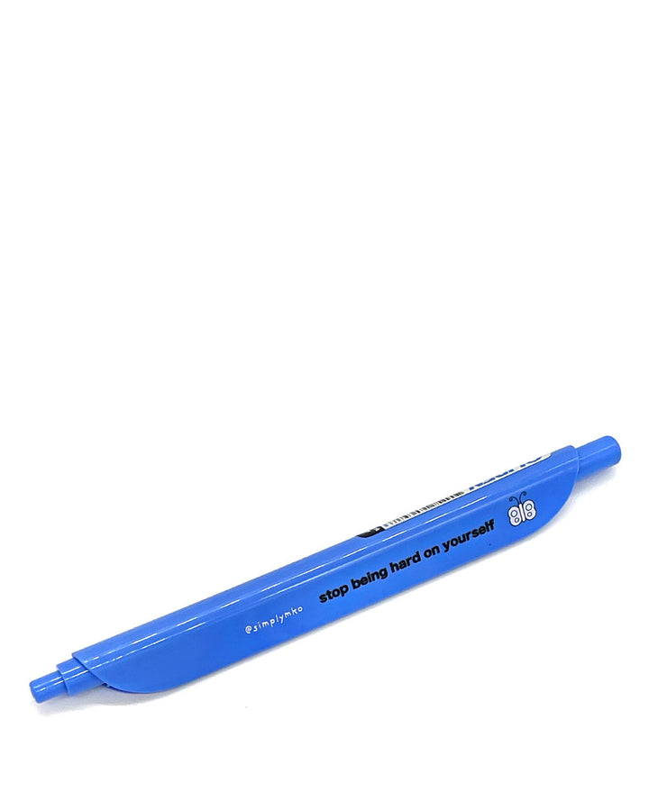 Stop Being Hard On Yourself Bookmark Pen-SimplyMKO-Strange Ways