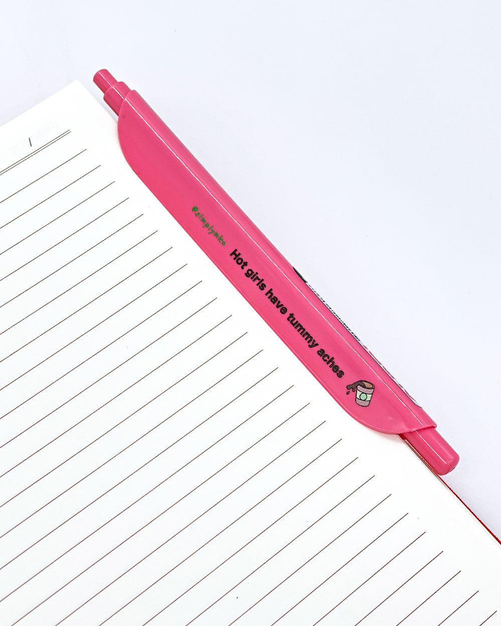 Hot Girls Have Tummy Aches Bookmark Pen-SimplyMKO-Strange Ways