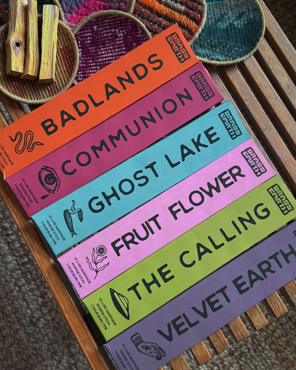 The Calling Luxe Incense Sticks (15ct)-Brass Earth-Strange Ways