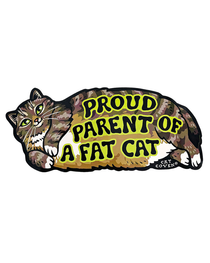 Fat Cat Bumper Sticker-Cat Coven-Strange Ways