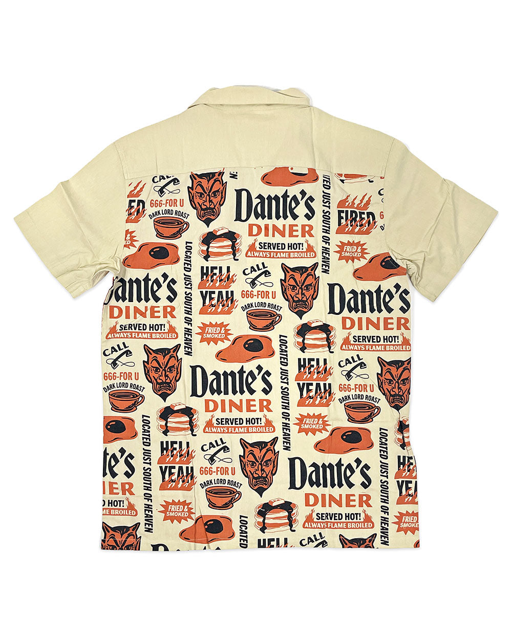 Dante's Diner Unisex Button-Up Shirt-Pyknic-Strange Ways