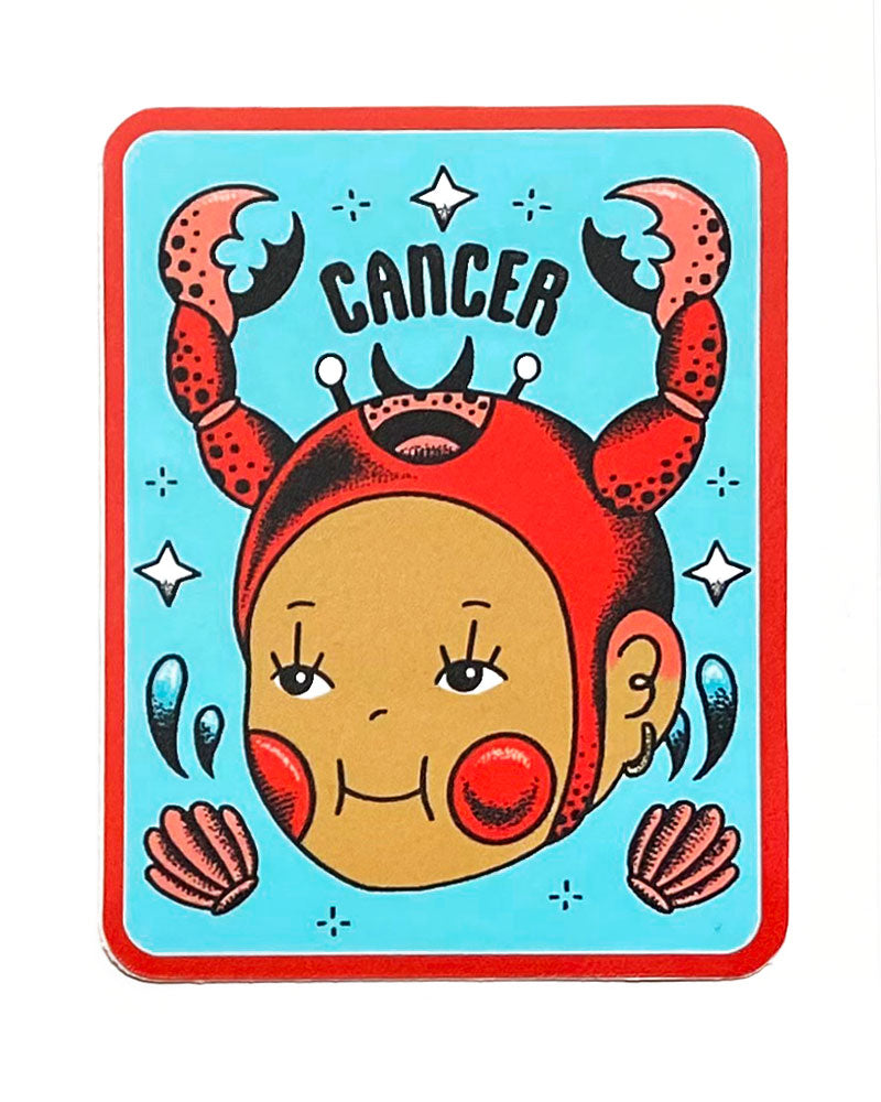 Cancer Baby Zodiac Sticker-Ren-O-Graphics-Strange Ways