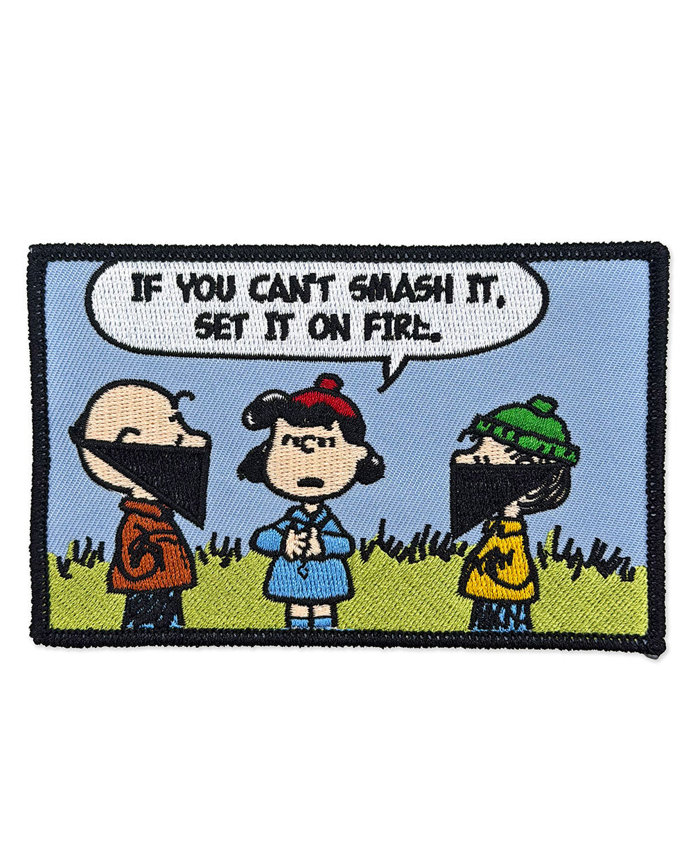 If You Can't Smash It, Set It On Fire Patch-Silver Sprocket-Strange Ways