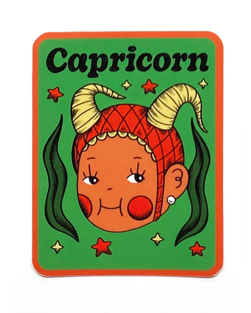 Capricorn Baby Zodiac Sticker-Ren-O-Graphics-Strange Ways