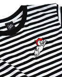 Ghost Devil Embroidered Unisex Striped Shirt-Cousins Collective-Strange Ways