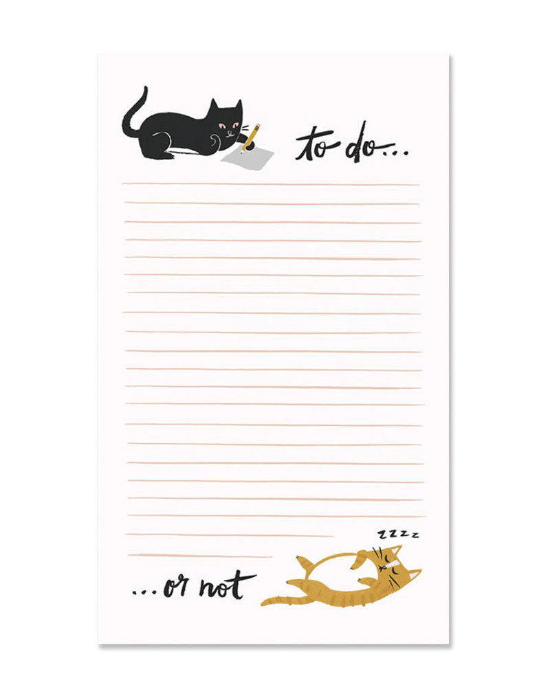 To Do ...Or Not Cat Notepad-Idlewild Co.-Strange Ways