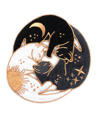 Sun, Moon, & Stars Cat Trio Patch