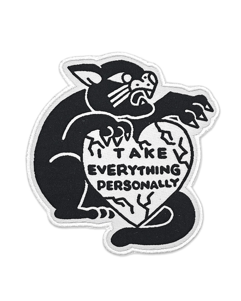 I Take Everything Personally Cat Patch-The Rubbish Rubbish-Strange Ways