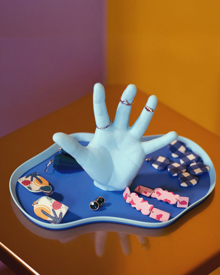 The Hand Catchall Tray - Light Blue/Blue-Object Lover-Strange Ways