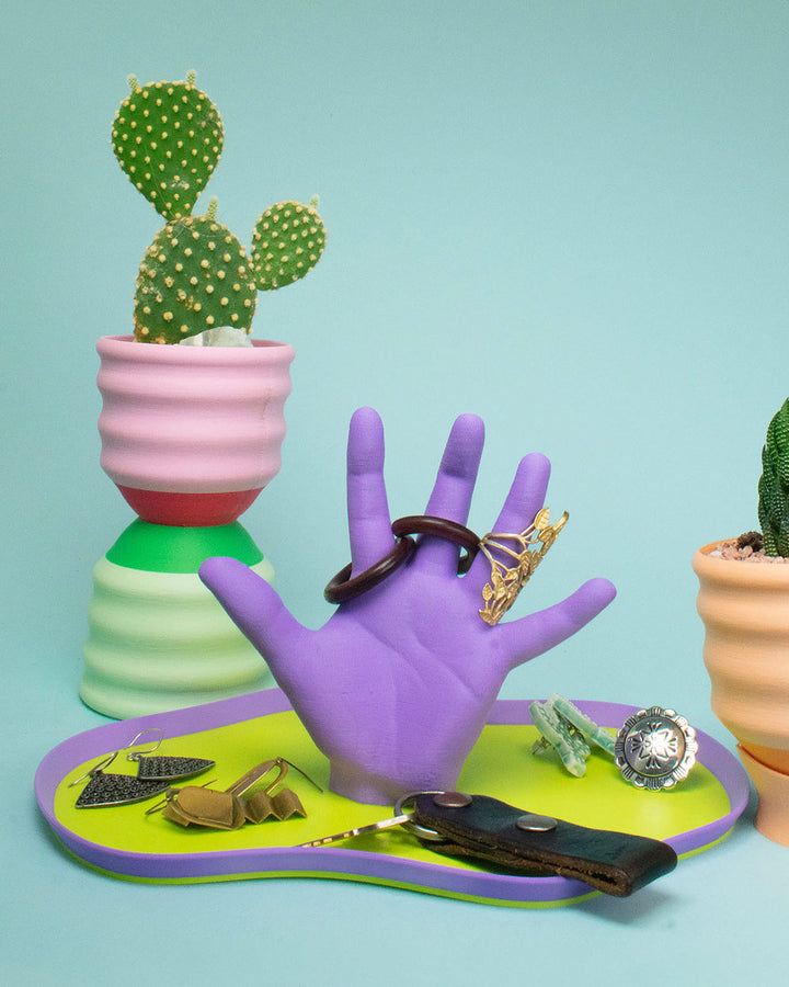 The Hand Catchall Tray - Purple-Object Lover-Strange Ways