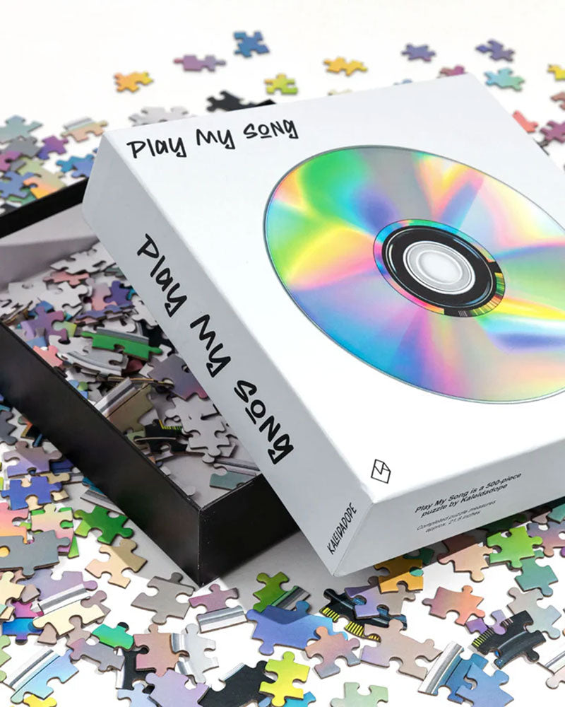 Compact Disc CD Jigsaw Puzzle-Kaleidadope-Strange Ways