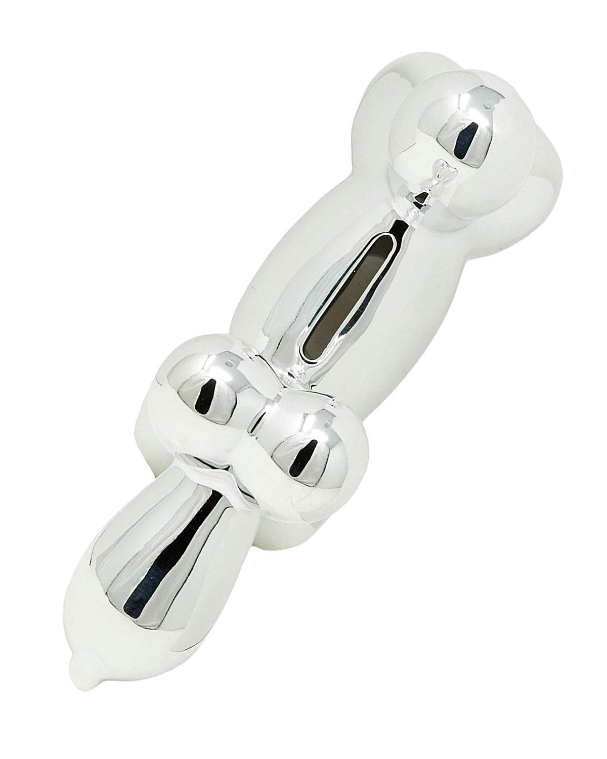 Balloon Dog Ceramic Piggy Bank - Silver-Interior Illusions Plus-Strange Ways