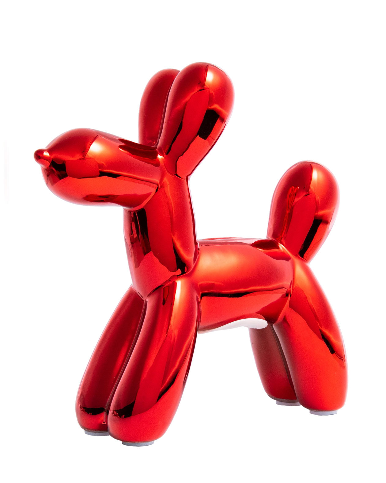 Balloon Dog Ceramic Piggy Bank - Red-Interior Illusions Plus-Strange Ways