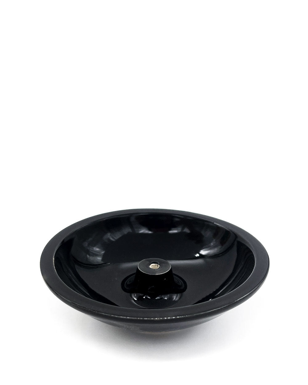 Ceramic Incense Bowl - Black-Shoyeido-Strange Ways