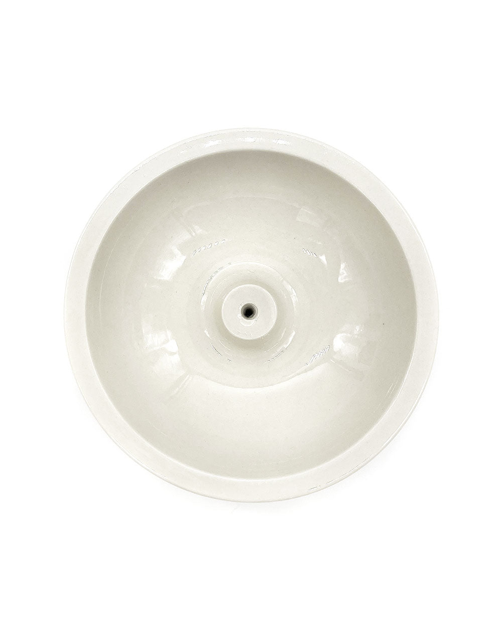 Ceramic Incense Bowl - White-Shoyeido-Strange Ways