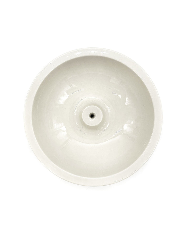 Ceramic Incense Bowl - White-Shoyeido-Strange Ways