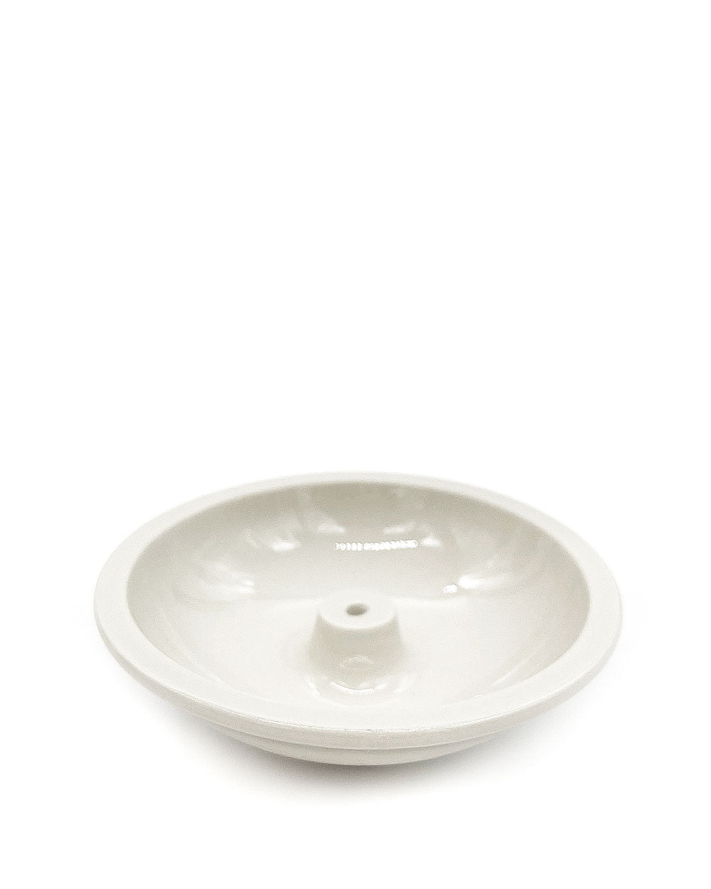 Ceramic Incense Bowl - White-Shoyeido-Strange Ways