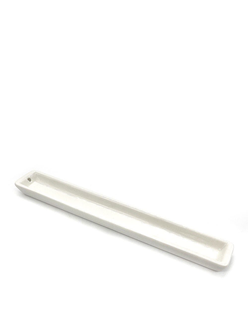 Ceramic Incense Tray - White-Shoyeido-Strange Ways